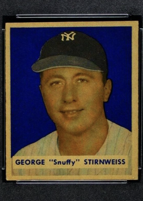 vintage base ball - M George "Snuffy" Stirnweiss