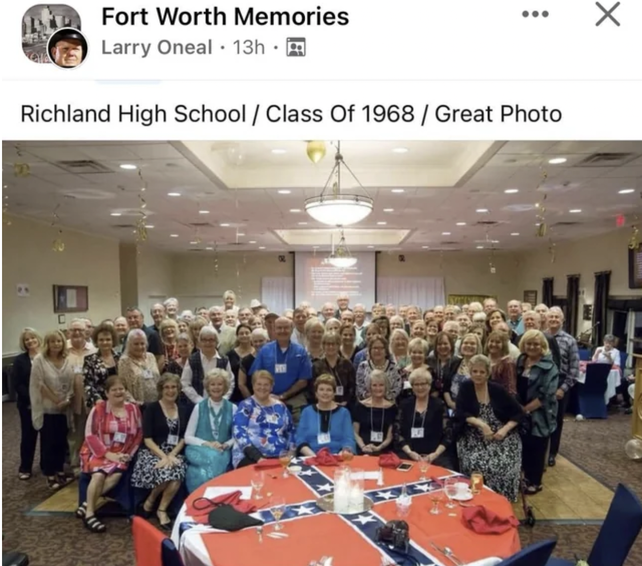 banquet - Fort Worth Memories Larry Oneal 13h Richland High School Class Of 1968 Great Photo