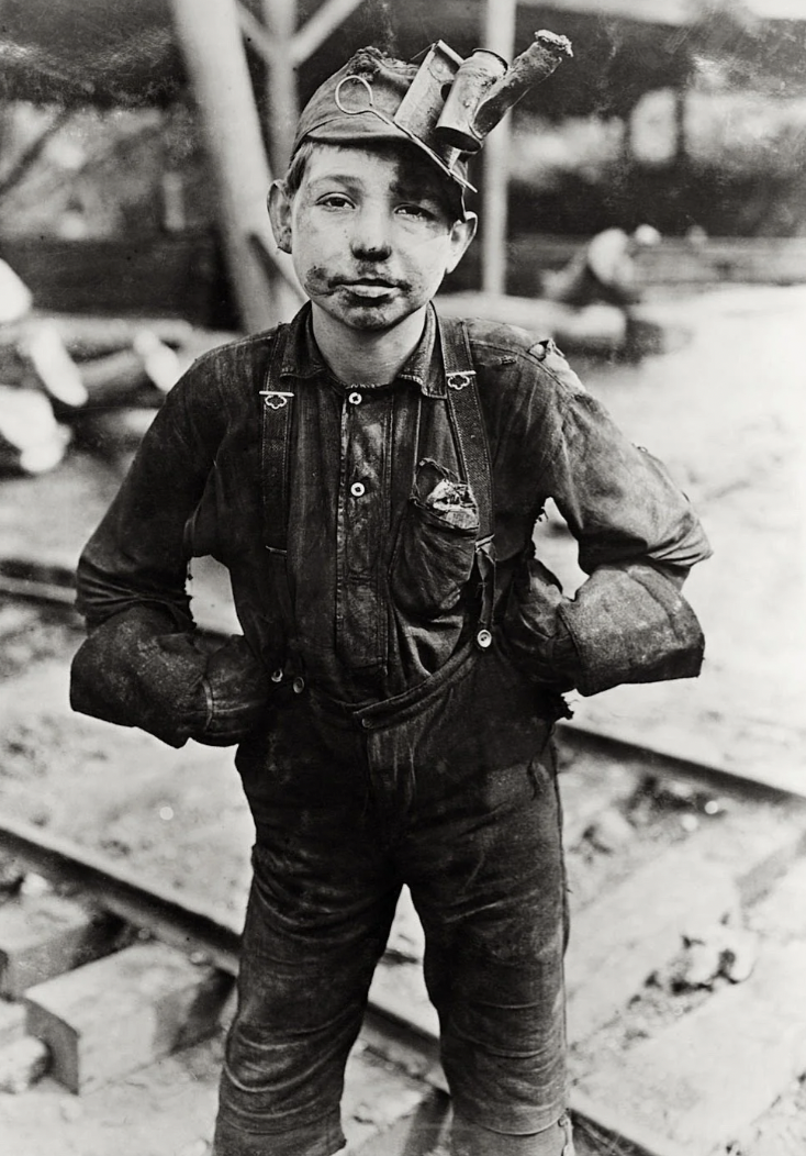 Young Boy Coal Miner, 1911.