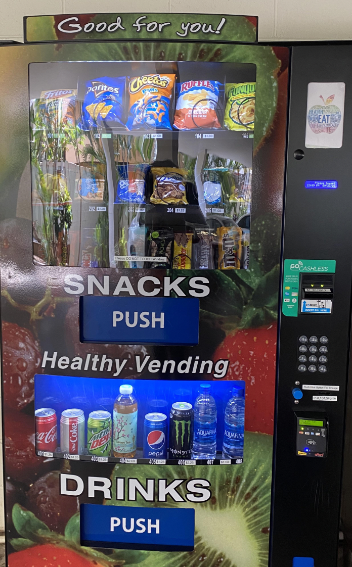 banner - Good for you! Cheez Snacks Push Healthy Vending Drinks Push