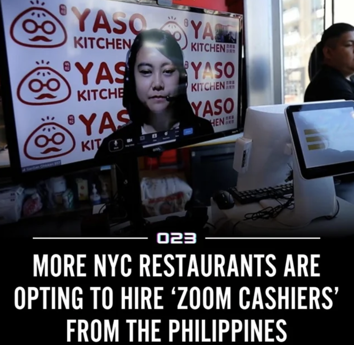 zoom cashiers - Yaso Kitchen Yas Kitche Yas Kit Ya Kitchen Yaso Kitchen Yaso Hen 023 More Nyc Restaurants Are Opting To Hire 'Zoom Cashiers' From The Philippines