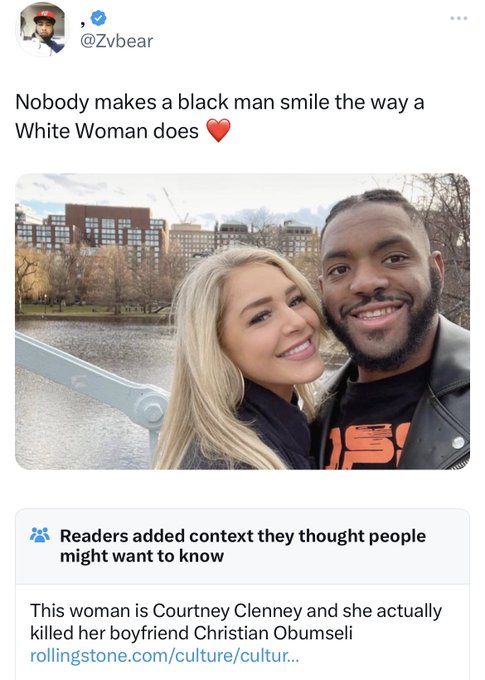 onlyfans model murder - Nobody makes a black man smile the way a White Woman does Readers added context they thought people might want to know This woman is Courtney Clenney and she actually killed her boyfriend Christian Obumseli rollingstone.comculturec