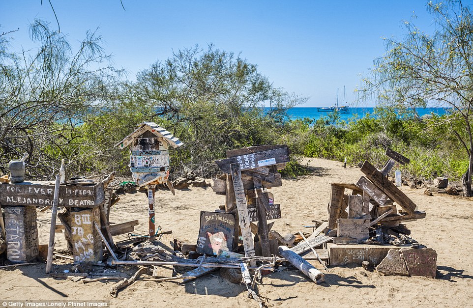 Post Office Bay on Floreana Island in the Galapagos hosts a hand delivery system, in which visitors pick which letters they want to bring back and send themselves. 