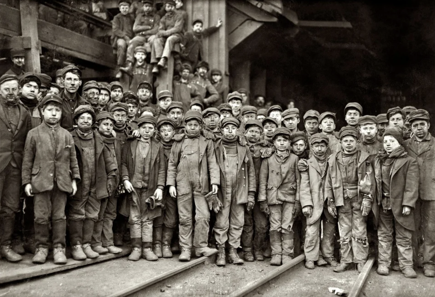 breaker boys lewis hine