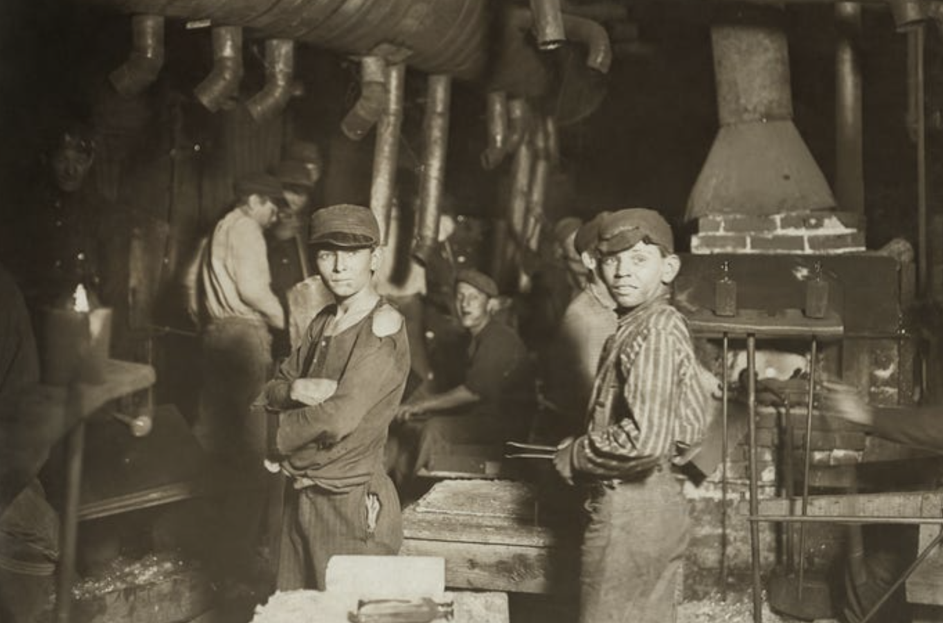 glass factory child labor