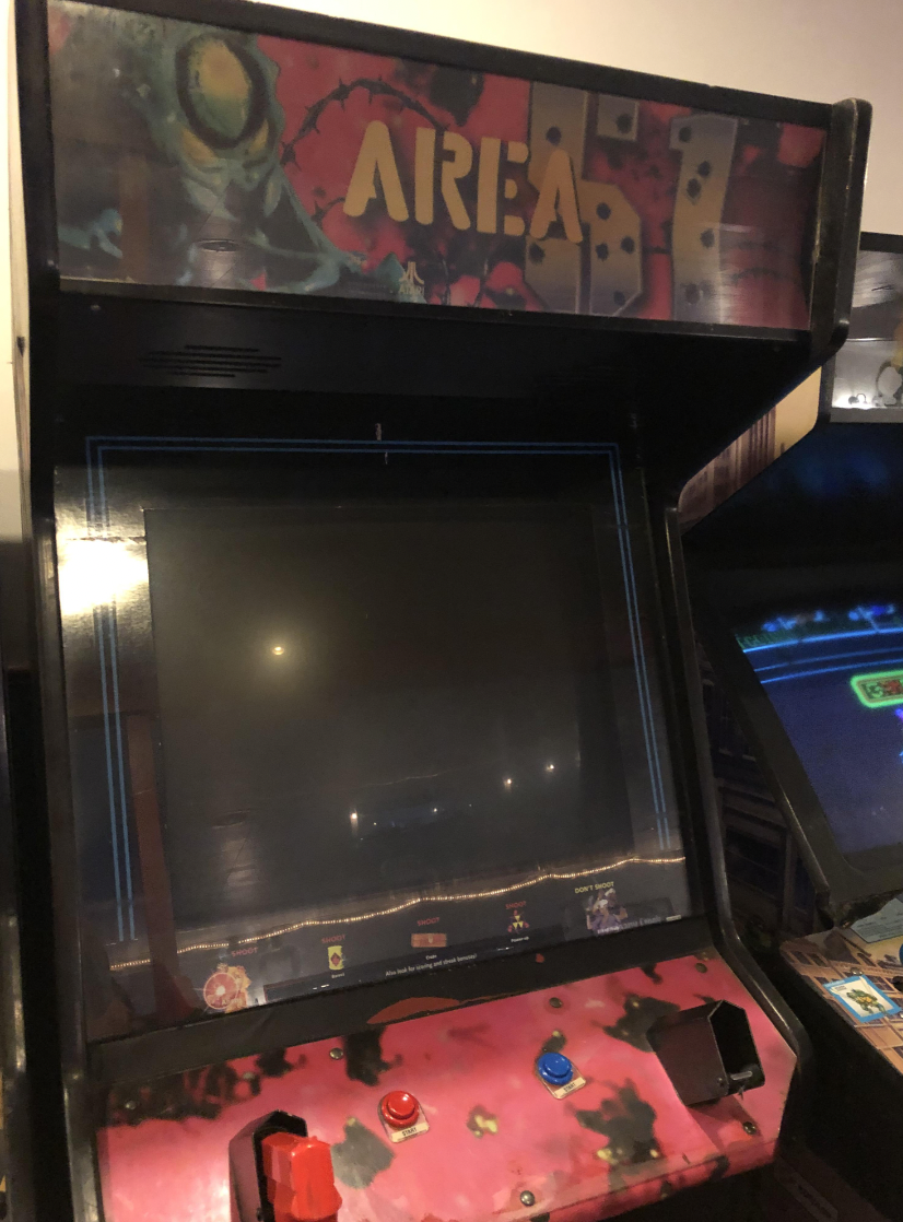 video game arcade cabinet - Area