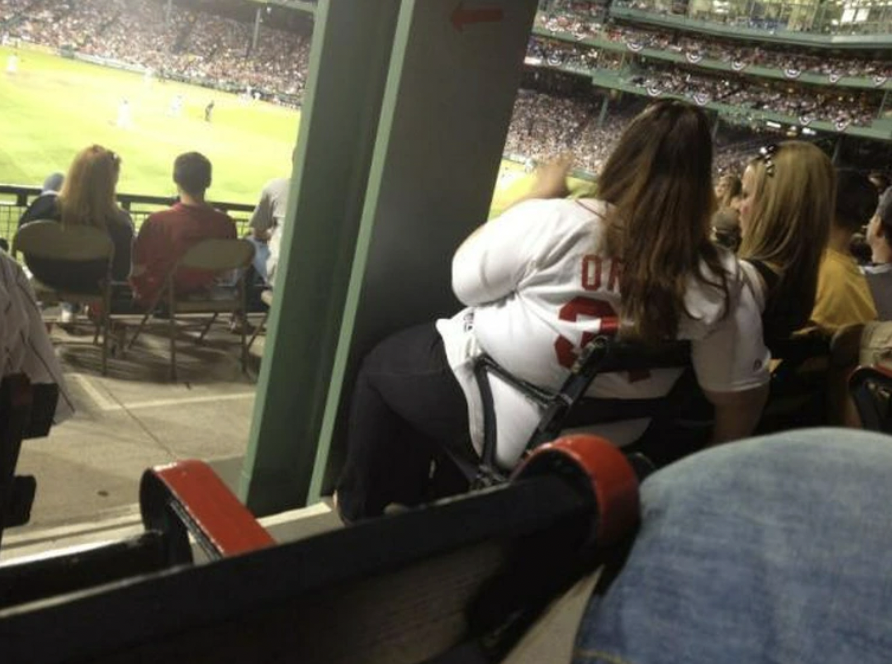 “Not a bad seat anywhere at Fenway.”