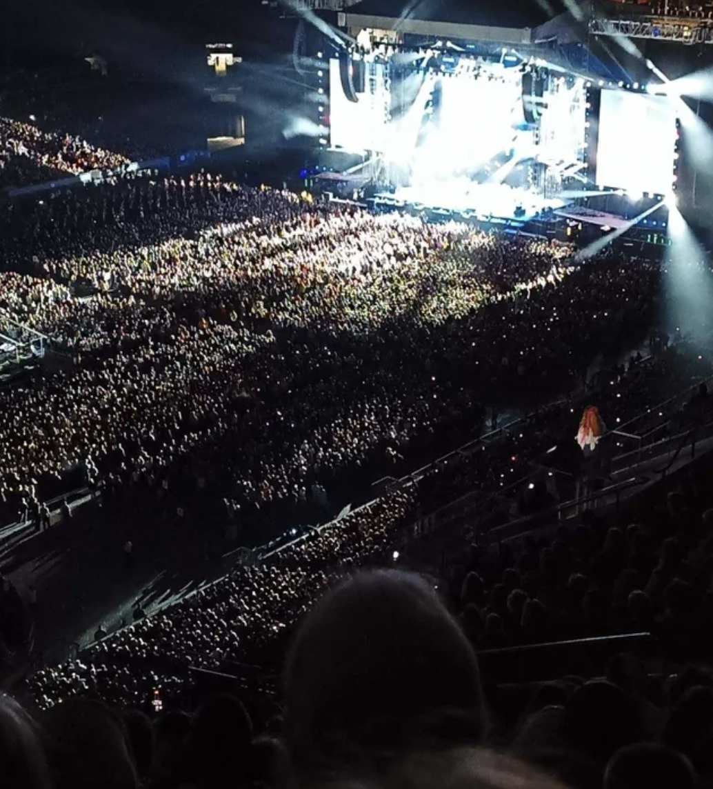 “Billy Joel and Sting at Raymond James Stadium, Tampa, FL. The Cheap Seats.”