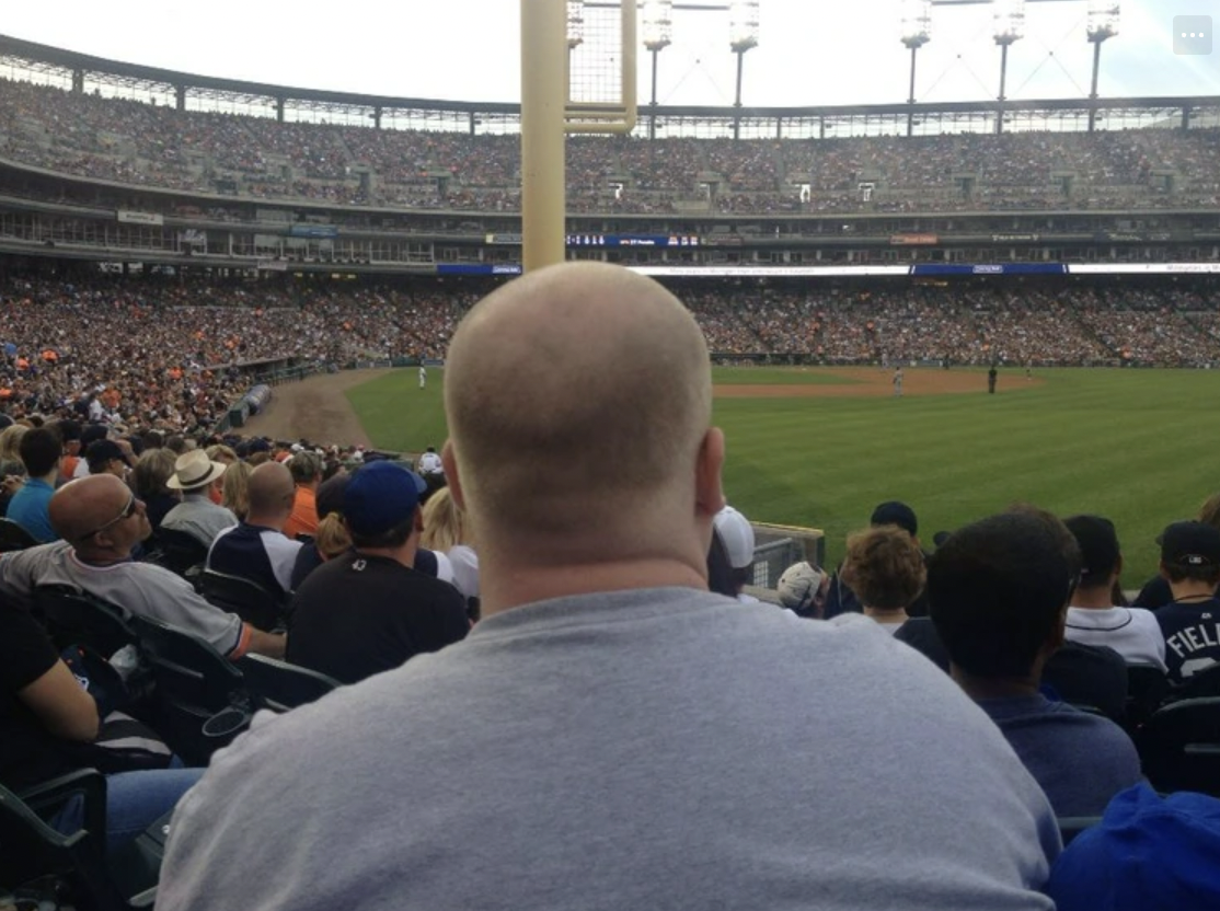 “When I bought these 'obstructed view' tickets to a Detroit Tigers game, I thought the obstruction was the right field foul pole.”