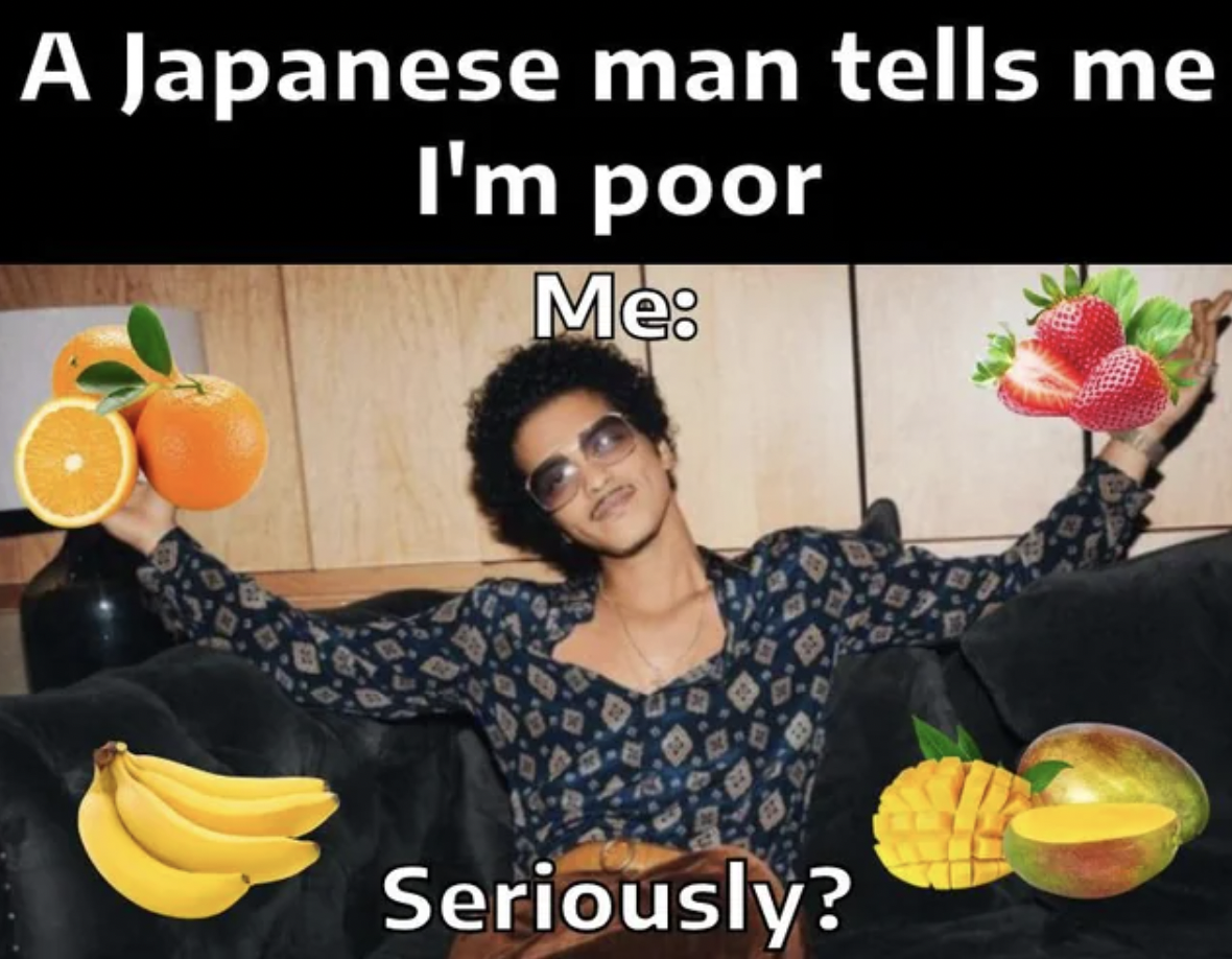 bruno mars now - A Japanese man tells me I'm poor Me Seriously?