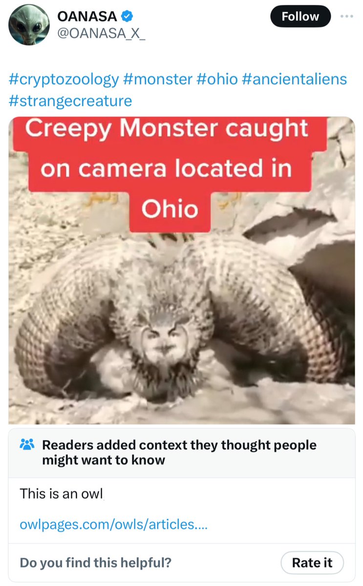 gila monster - Oanasa Creepy Monster caught on camera located in Ohio Readers added context they thought people might want to know This is an owl owlpages.comowlsarticles.... Do you find this helpful? Rate it