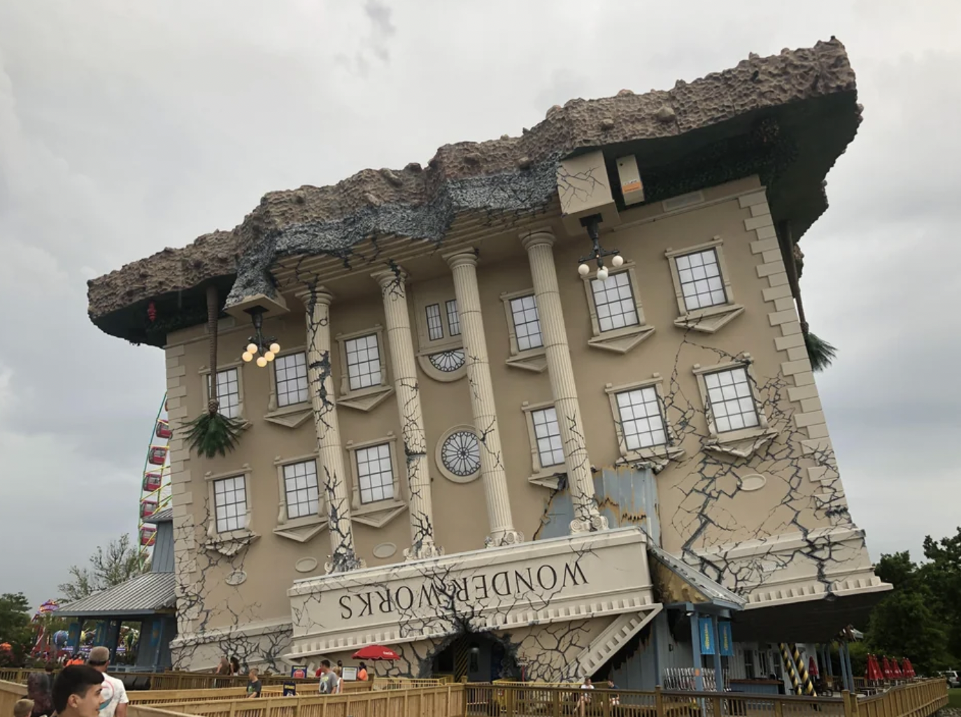 upside down house in myrtle beach - Wonder Works