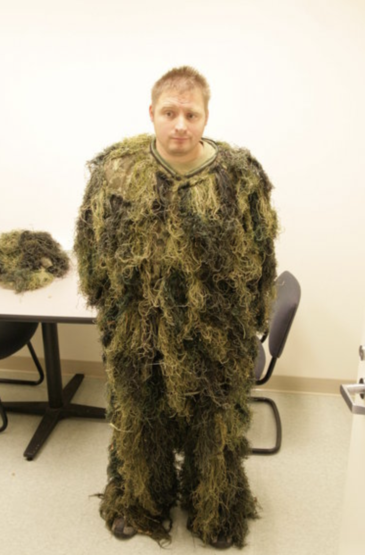 Gregory Liascos, also known as “Moss Man,” was found hiding on a hill in Washington County. 