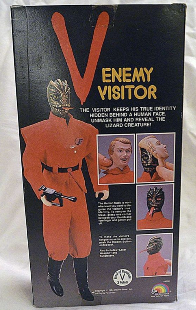 Space Lizard Toy from “V” 1985.