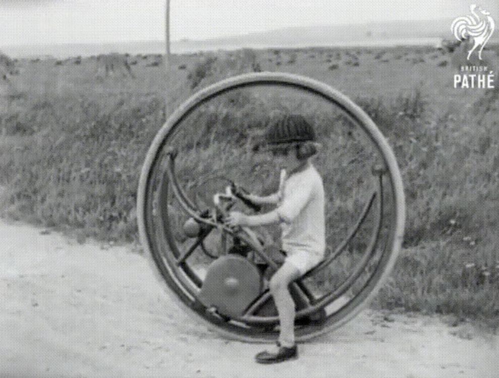 Motorwheel toy from the 1920's.