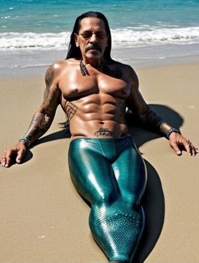 danny trejo mermaid