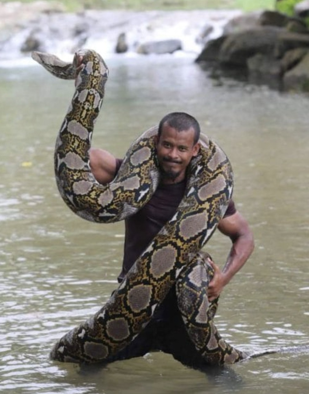 19 Skin-crawling Pics of People Covered in Snakes 