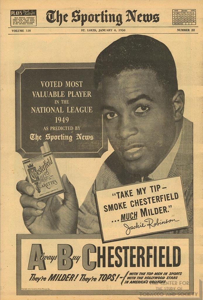 poster - PLAYStif Max Bishop, Athletics en balls in deuehead for alltime recort Volume 128 The Sporting News Wtfs St. Louis, Voted Most Valuable Player In The National League 1949 As Predicted By The Sporting News Chesterfield Egarettes "Take My Tip Smoke