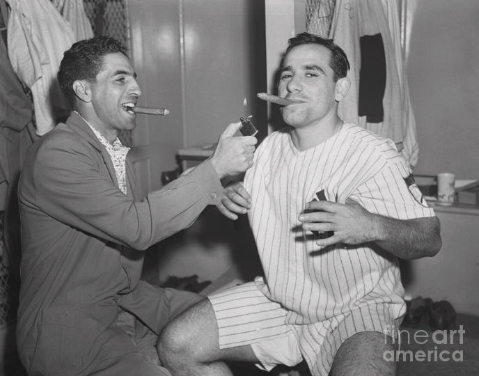 yogi berra phil rizzuto - fineart america