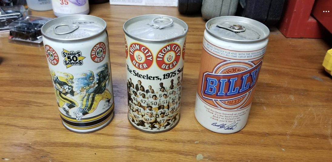 caffeinated drink - 35 SteelerS 50 SeasonS Rom City Beer Steelers, Beer 1975 S Billy 50