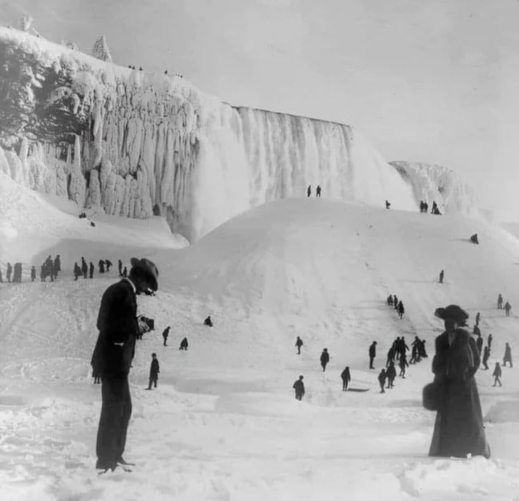 niagara falls frozen 1911