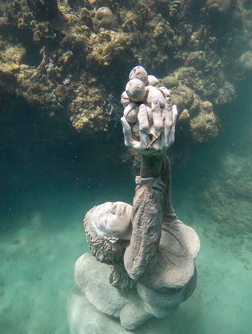 The Nutmeg Princess in Grenada, by British sculptor Jason deCaires Taylor, is based on a story by Grenadian author Richardo Keens - Douglas.