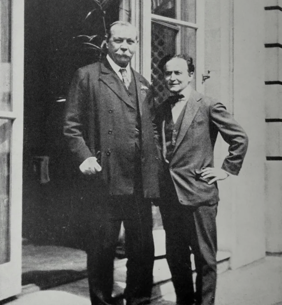 harry houdini and arthur conan doyle