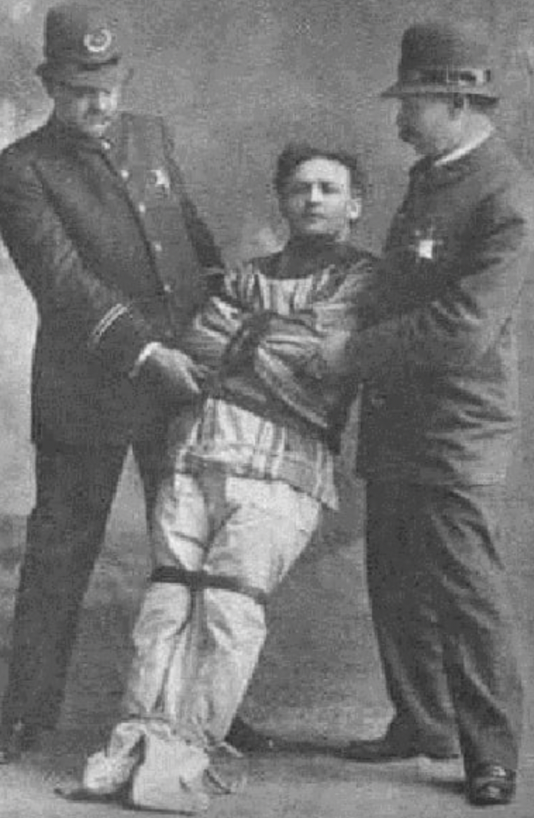 harry houdini straitjacket