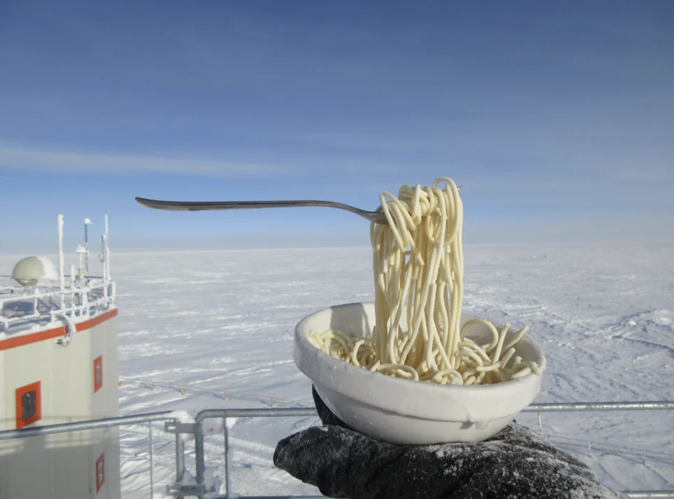 cooking in antarctica