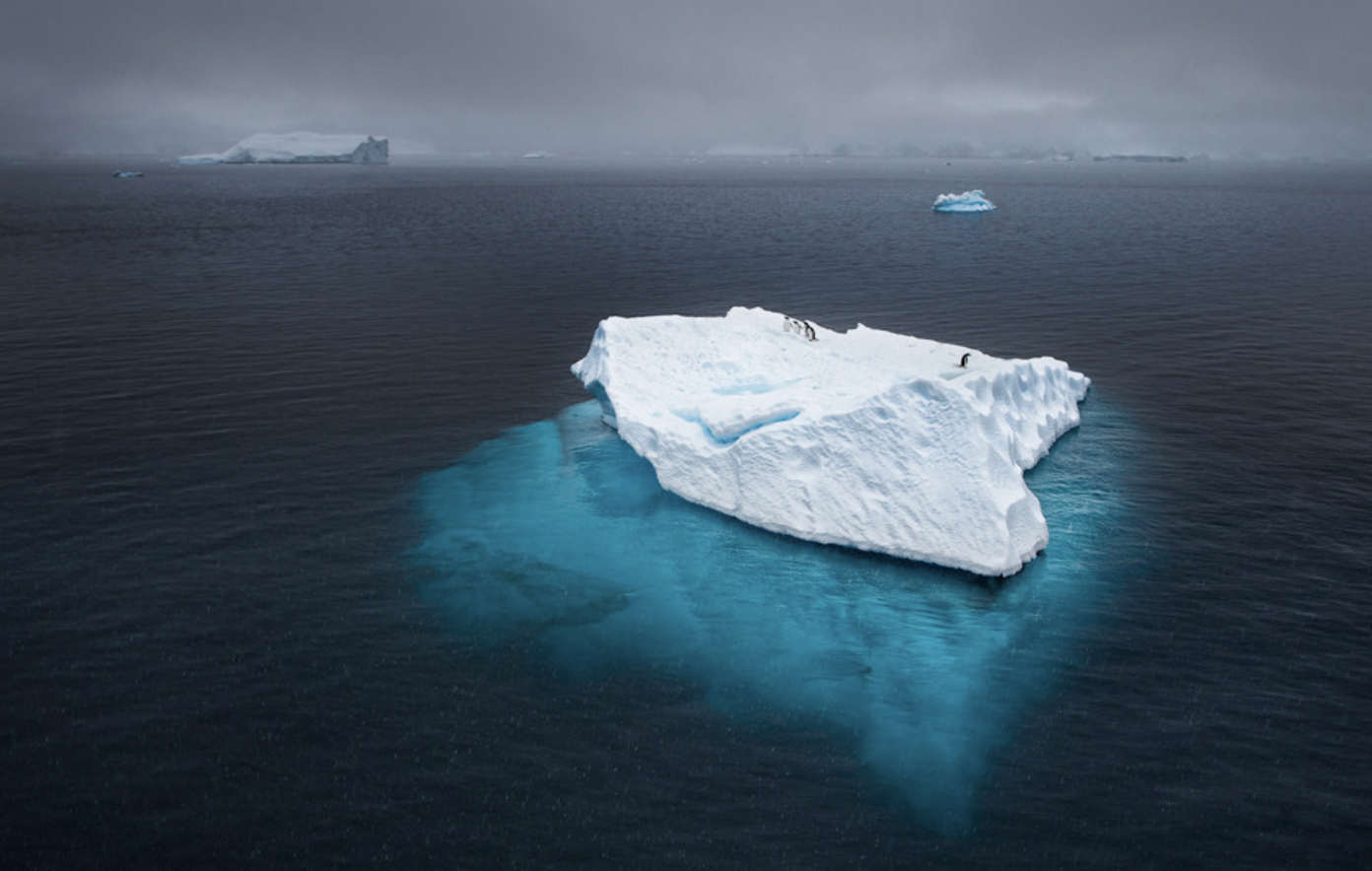 iceberg in arctic ocean