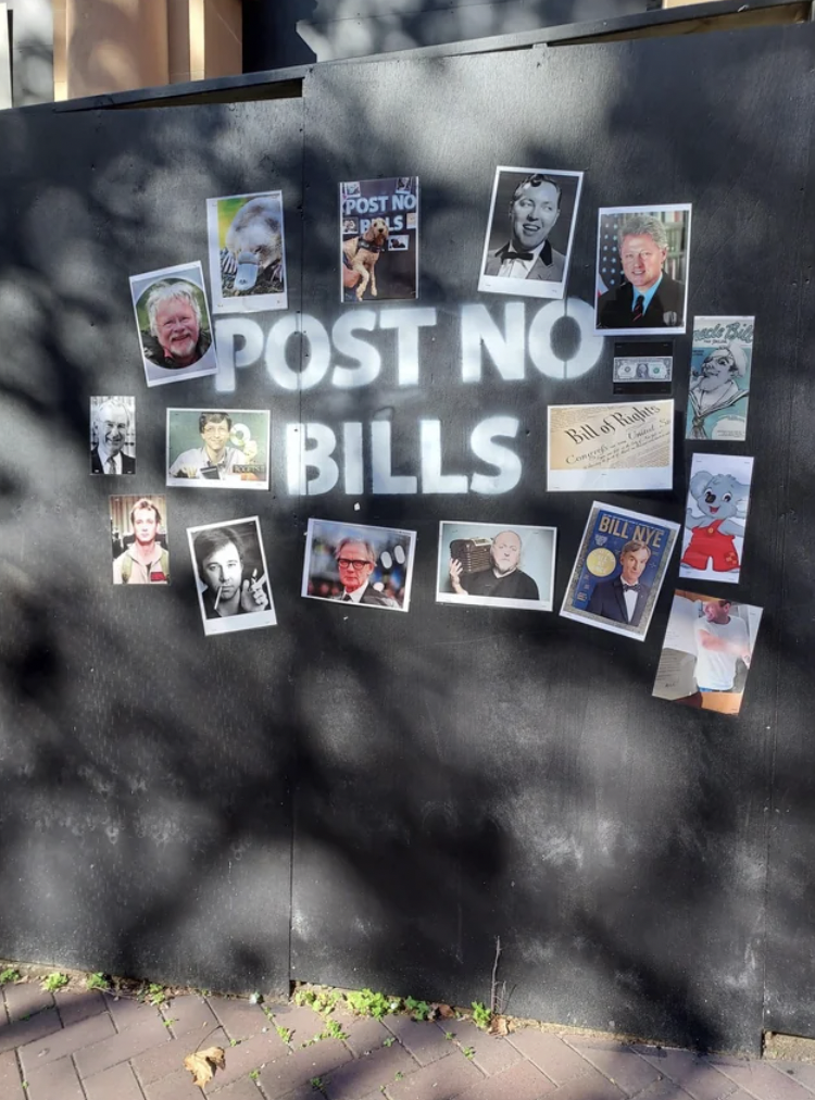 flyer - Post Post No Bills Ob Bill Nye