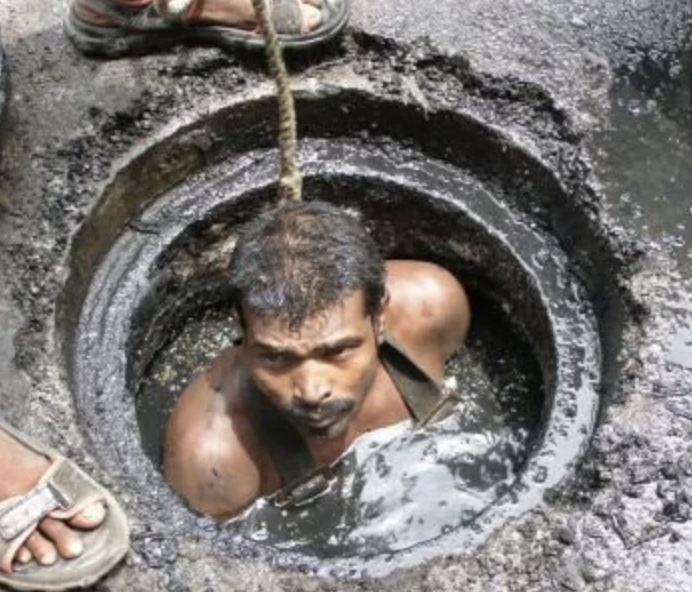 manhole workers