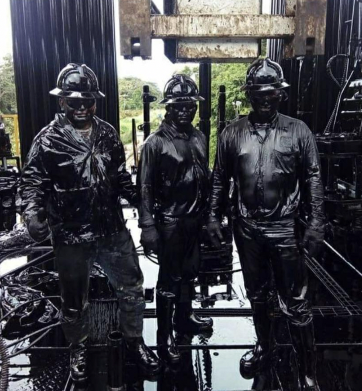 oil well workers