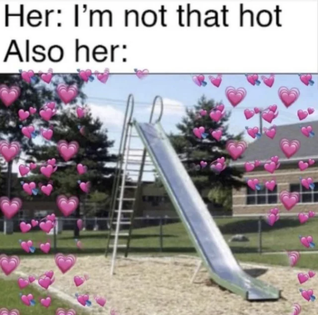 her im not that hot also her - Her I'm not that hot Also her