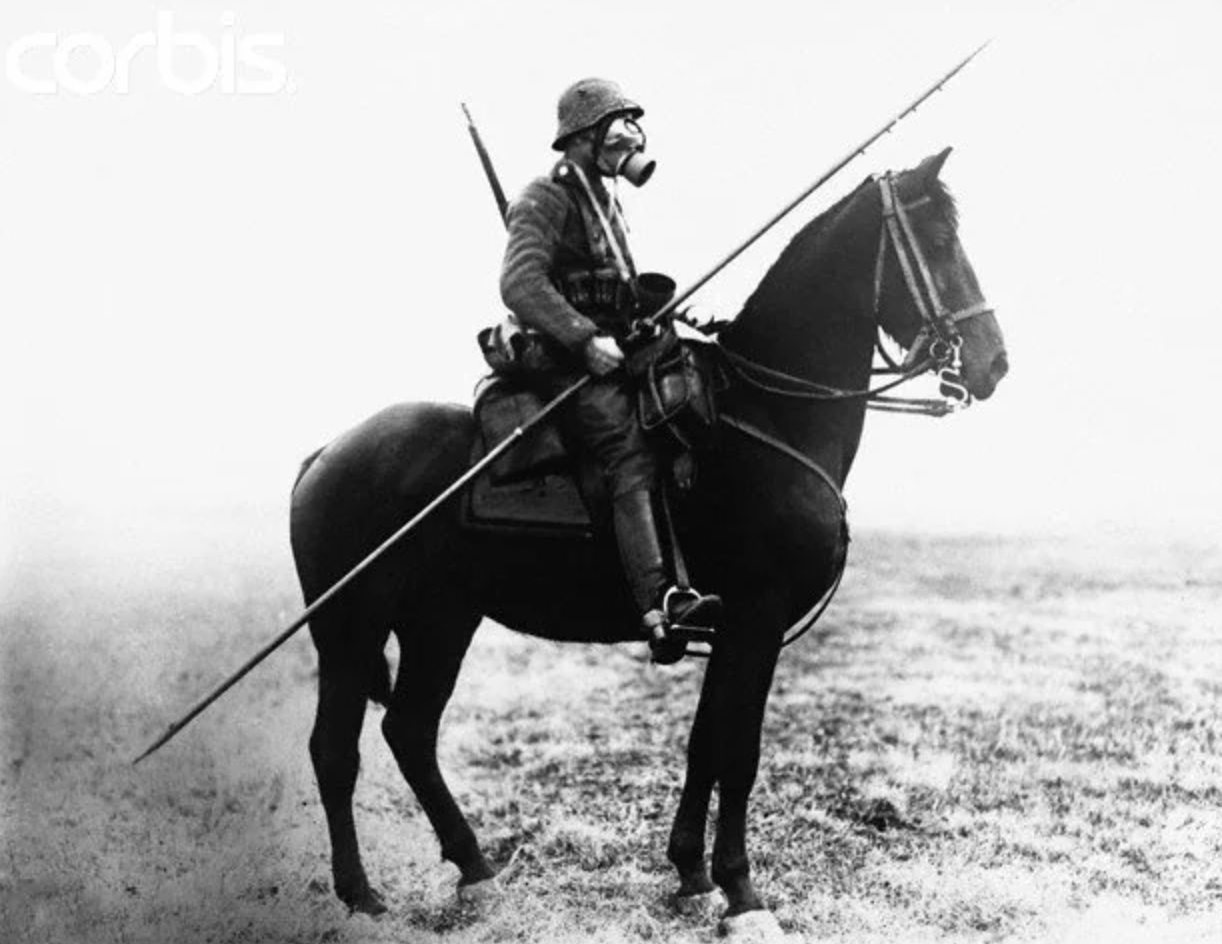 german lancers ww1 - corbis