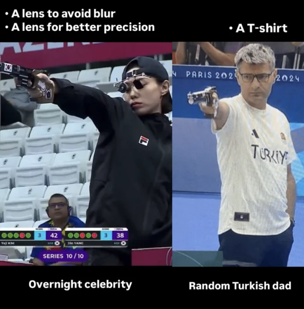 Meme - A lens to avoid blur A lens for better precision 42 Series 1010 38 A Tshirt Paris 202 2024 Turkiy Overnight celebrity Random Turkish dad