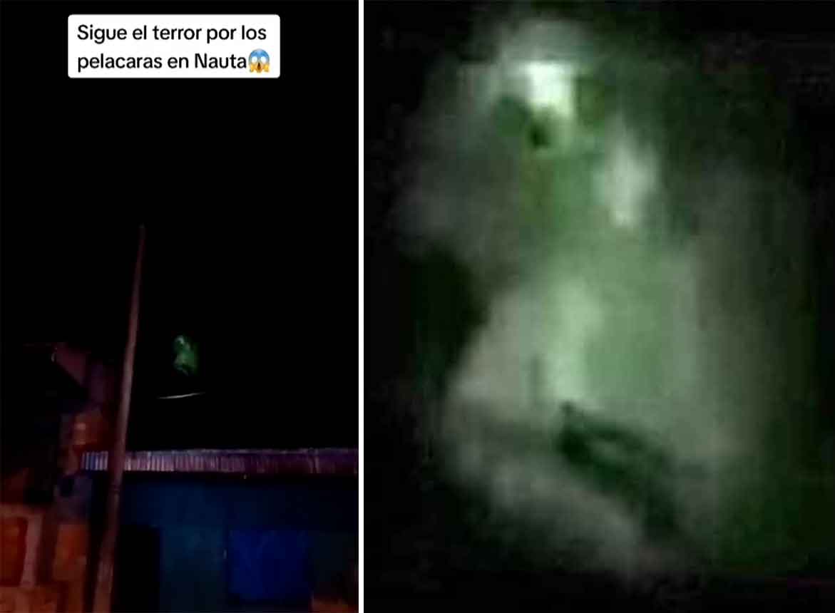 A small rural district of Alto Nanay in Peru claimed to be under attack from seven-foot-tall green armed aliens. If that’s what you’re getting from these images, then we have different eyes. 