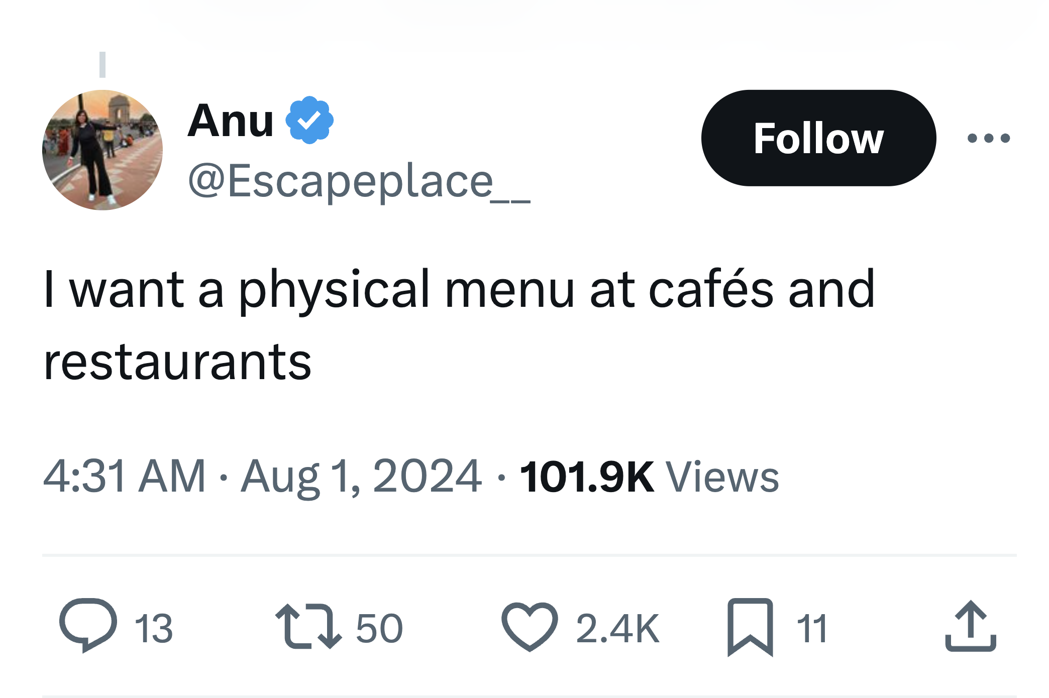 you will begin to cough in 7 days - Anu I want a physical menu at cafs and restaurants . Views 13 27.50 11