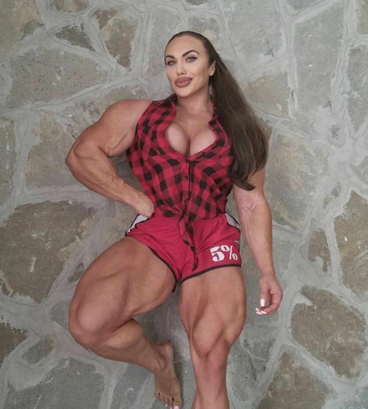 mulheres musculosas - 5%