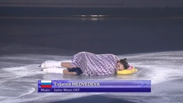 sleeping olympic sport - Evgenia Medvedeva Music Sailor Moon Ost