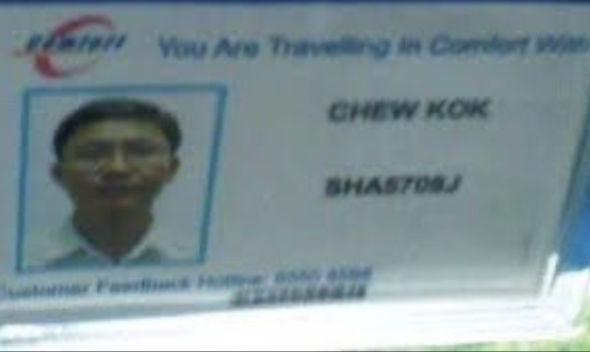 weirdest names - You Are Travelling in Comfort Wa Chew Kok Shastosj ustomer Park Hote