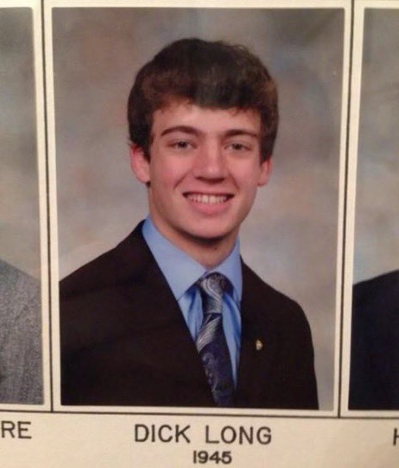 worst yearbook names - Re Haric Dick Long 1945 H