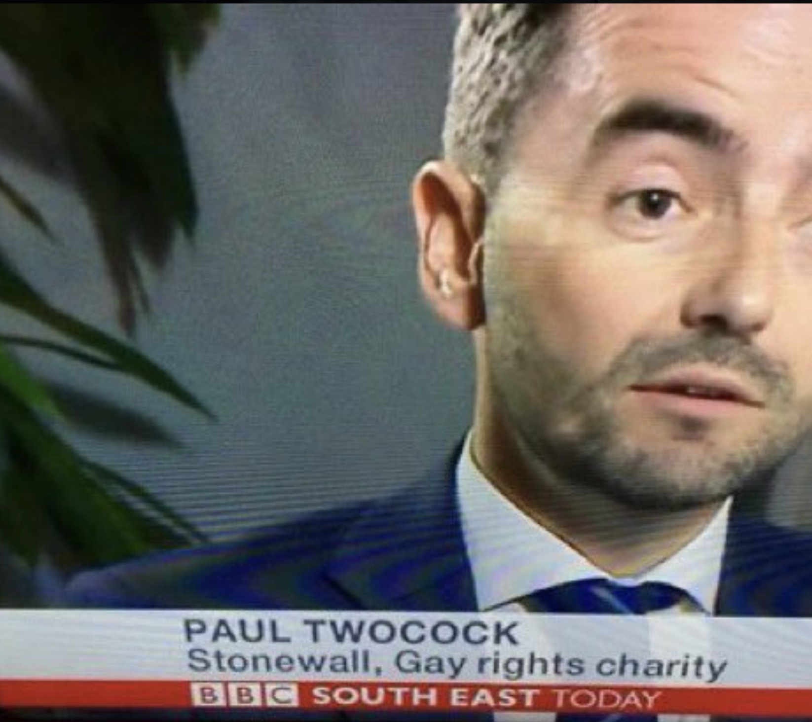 paul twocock - Paul Twocock Stonewall, Gay rights charity Bbc South East Today