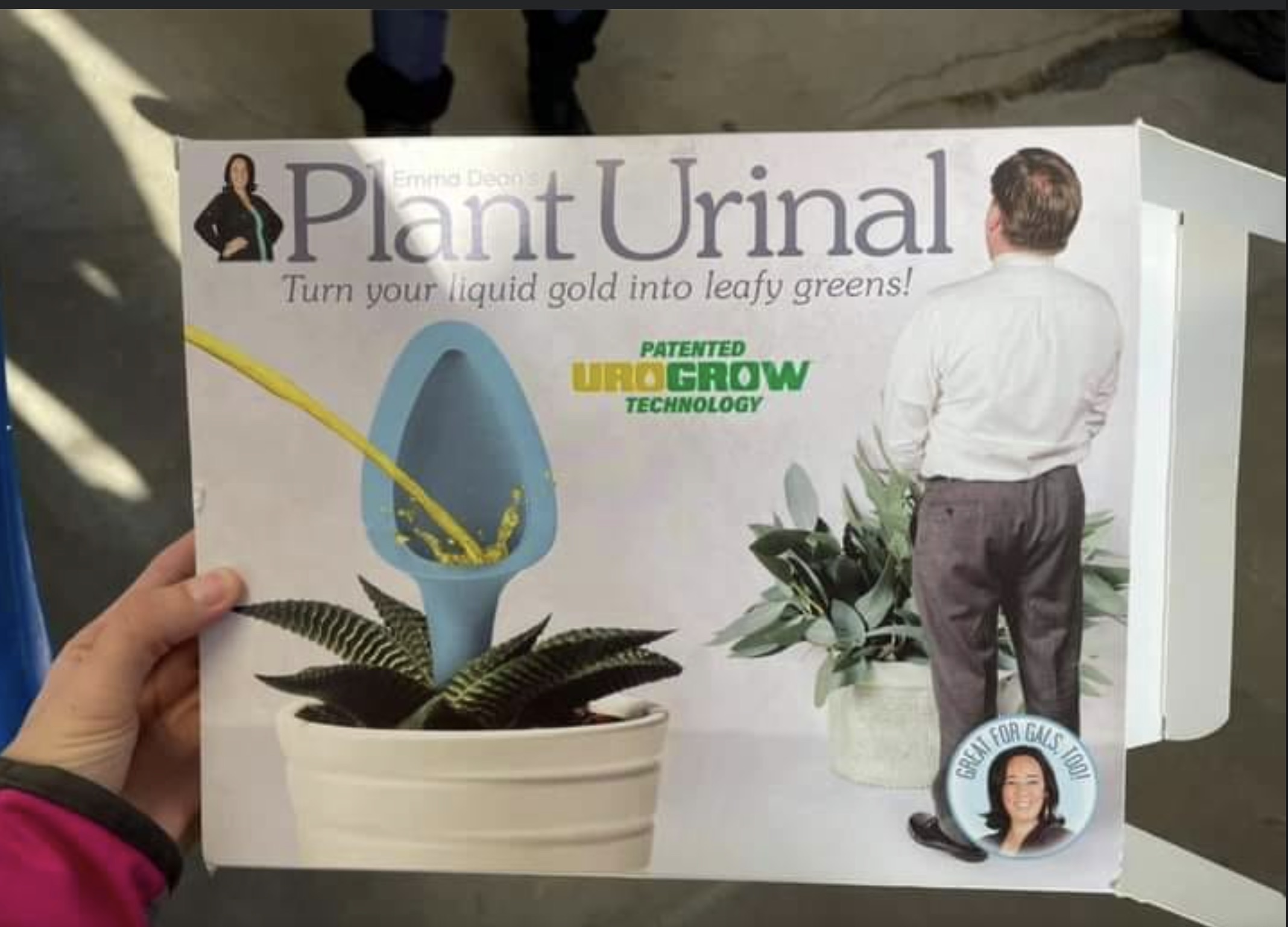 urinal plant box - Plant Urinal Turn your liquid gold into leafy greens! Patented Urogrow Technology Great For