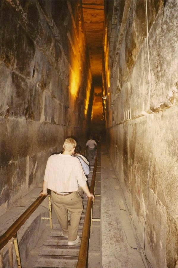 inside giza pyramid