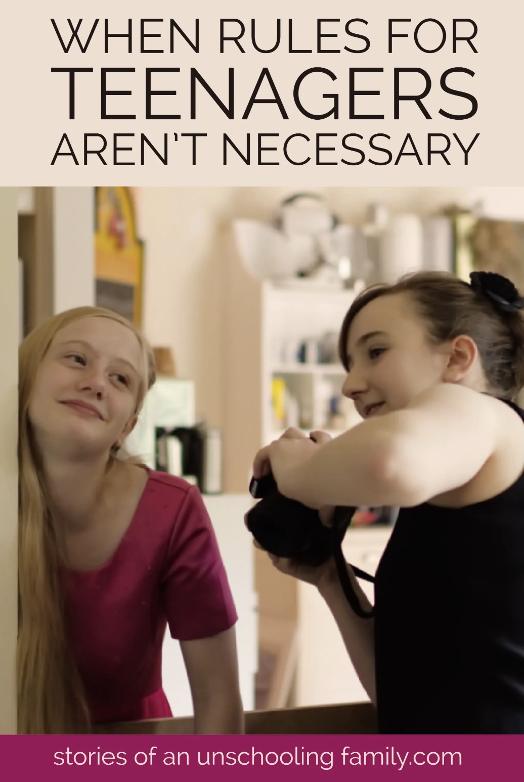 girl - When Rules For Teenagers Aren'T Necessary stories of an unschooling family.com