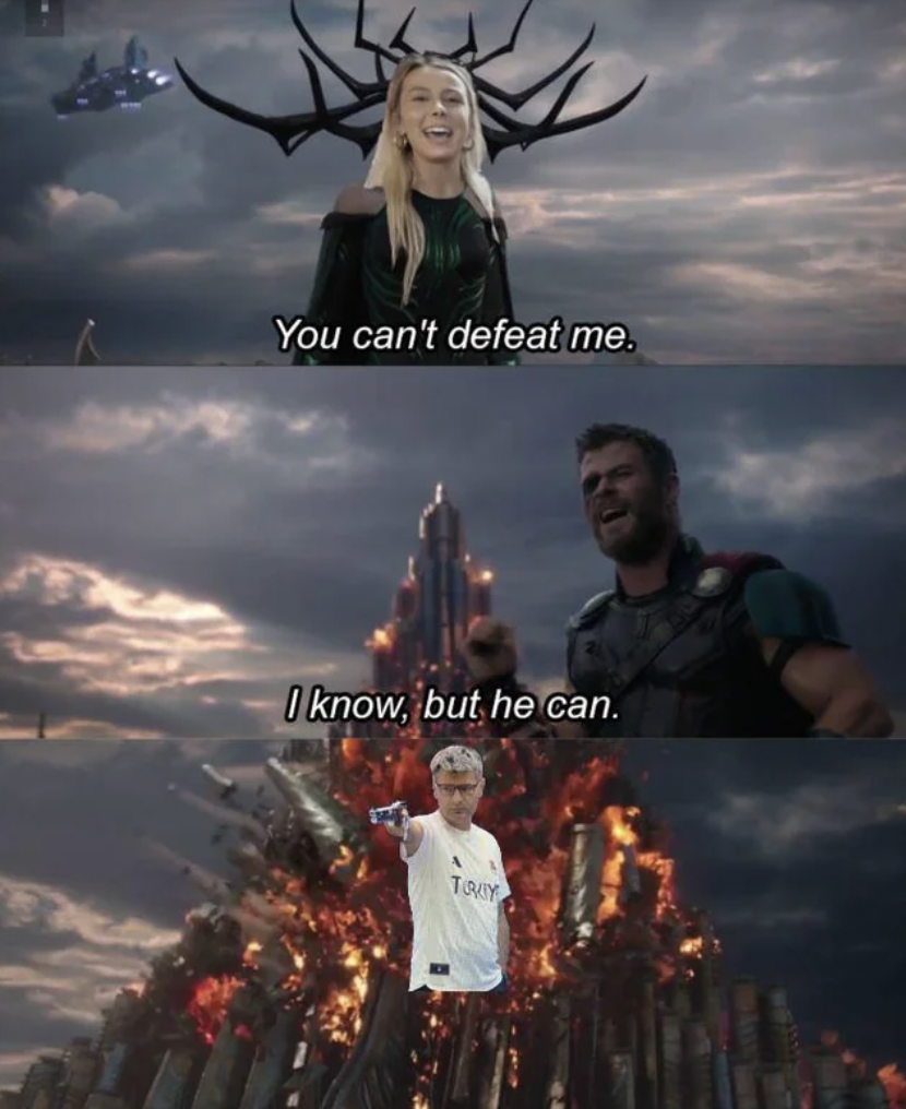 thor sister meme - You can't defeat me. I know, but he can. Toy