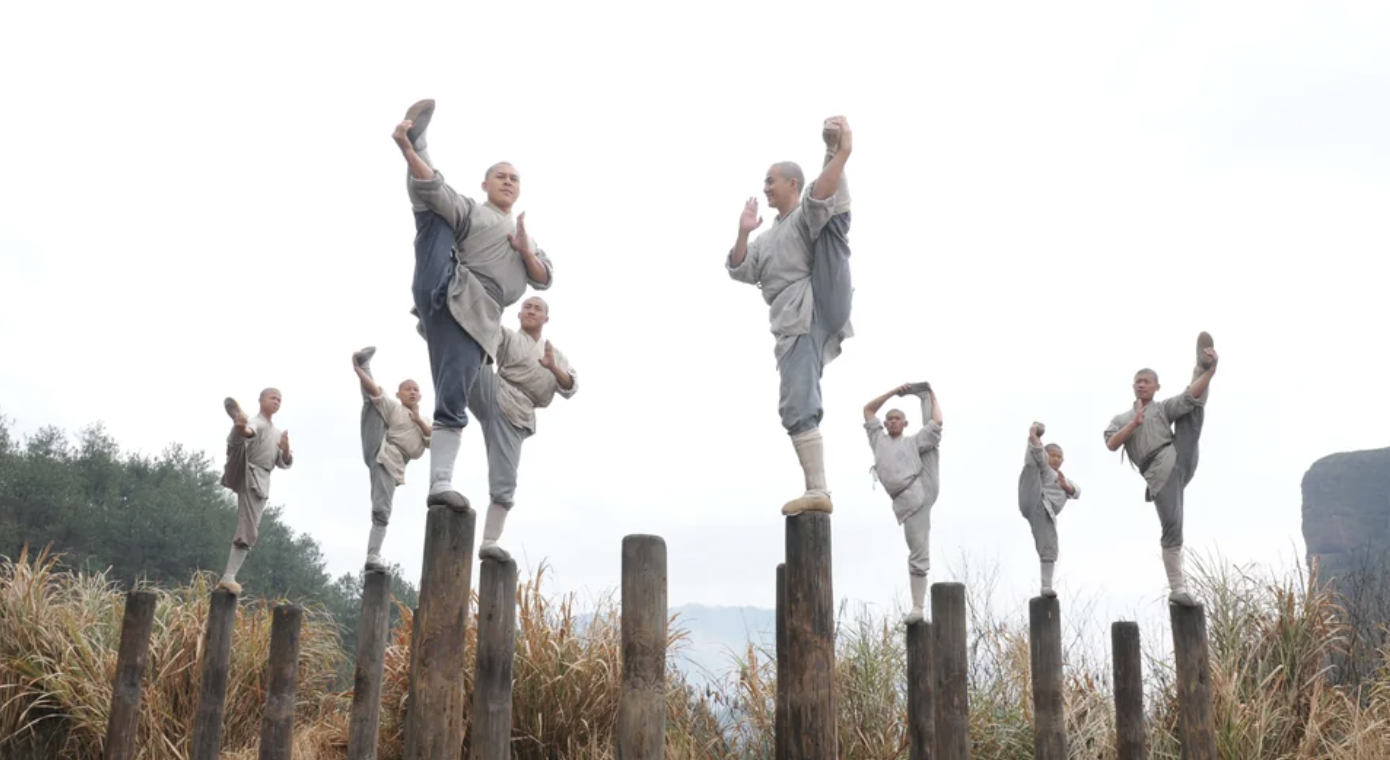 shaolin pole training