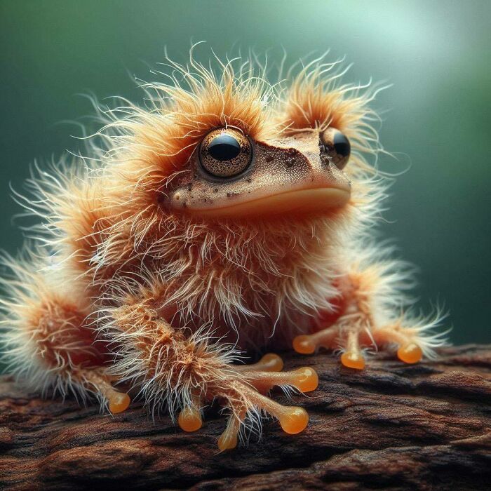 Hairy frogs seem pretty terrifying.