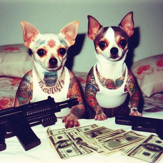 These dogs got that dawg in them.